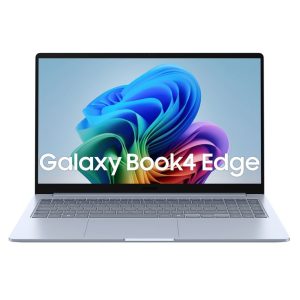 Samsung Galaxy Book4 Edge Series Copilot AI-PC Full Metal Chasis Qualcomm Snapdragon X - (16 GB/512 GB SSD/Windows 11 Home) NP750XQB-KA1IN Thin and Light Laptop  (15.6 inch, Sapphire Blue, 1.55 Kg, With MS Office)